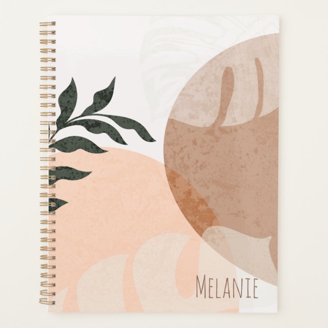 Formes géométriques abstraites et nom de plantes  (Devant)