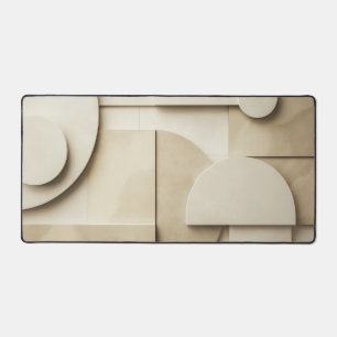 Formes géométriques en 3D avec espace texte