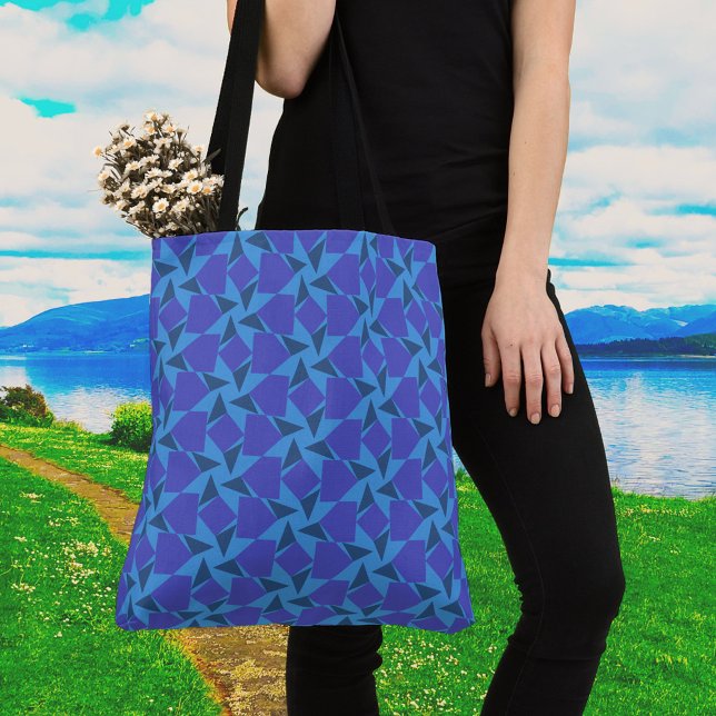 Formes géométriques en Sac fourre-tout Turquoise e (Créateur téléchargé)