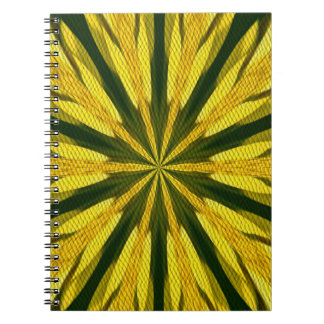 Formes Jaunes Et Vertes Carnet D'Art Abstrait