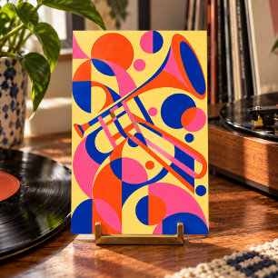 Formes Jazz à midi - Impression d'art