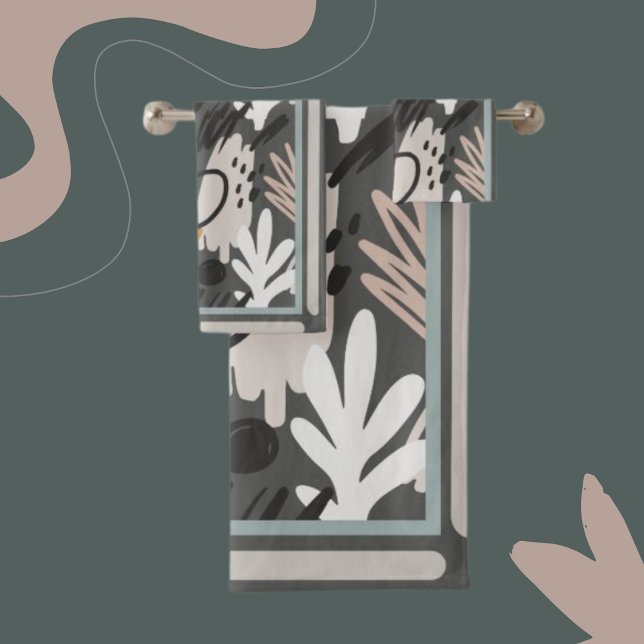 Formes modernes Perwinkel, Orange, Blush Turquoise (Créateur téléchargé)