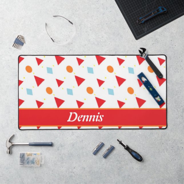 Formes motif sur blanc (Poste de travail)