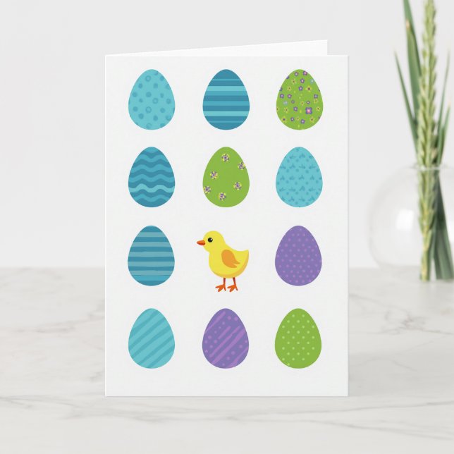Formes printanières et carte oiseau (Devant)