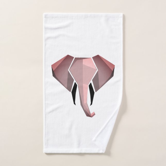 Formes simples Géométrie Tête d'éléphant (Serviette à main)