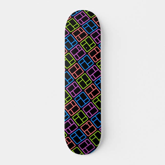 Formes très Cool et colorées Skateboard (Devant)
