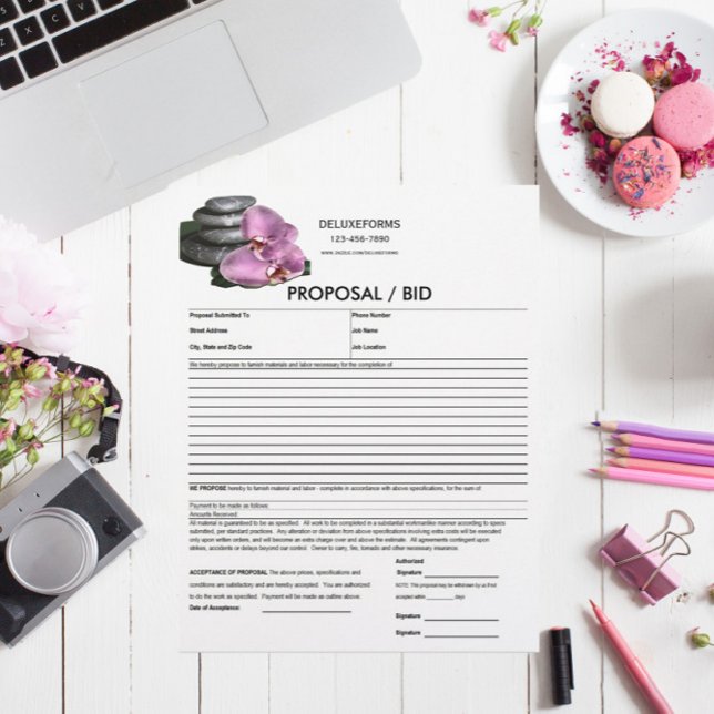 Formulaire de proposition pour la tranquillité des (Créateur téléchargé)