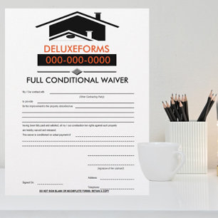 Formulaire de renonciation conditionnelle totale a