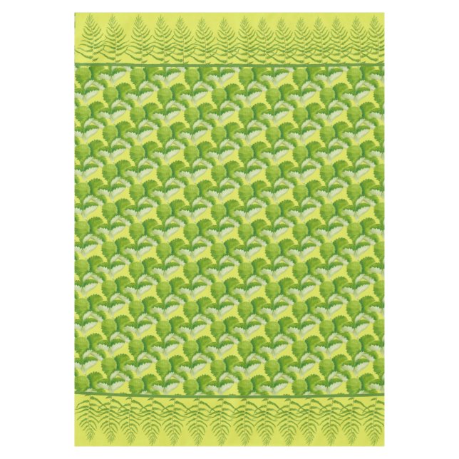 Formulaires en vert sur une nappe (Devant)