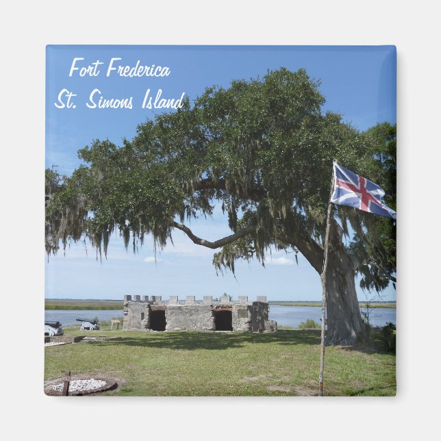 Fort Frederica St. Saint-Simons Island Magnet (Devant)