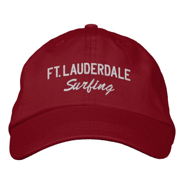 Fort Lauderdale Floride Casquette de baseball brod (Devant)