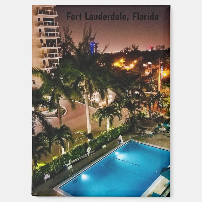 Fort Lauderdale Floride Magnet (Recto)