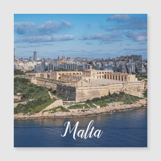Fort Manoel et Sliema de La Valette, Malte Magnet (Devant)
