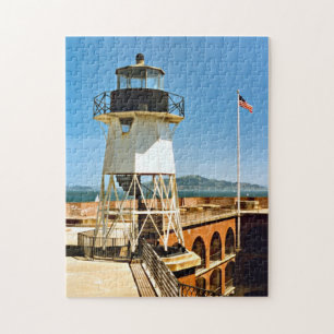 Fort Point Lighthouse, Californie Jigsaw Puzzle