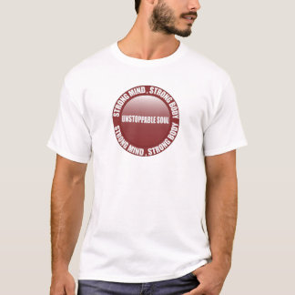 Forte esprit, corps fort, T-shirt sans arrêt