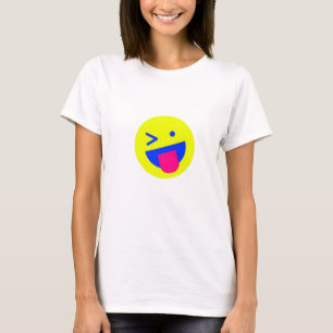 Forte et fière : Chemise T-shirt rose, jaune et bl