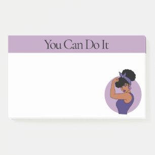 Forte femme noire Post-it Notes