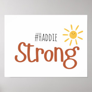 forte #nom cancer de l'enfance Poster Prints