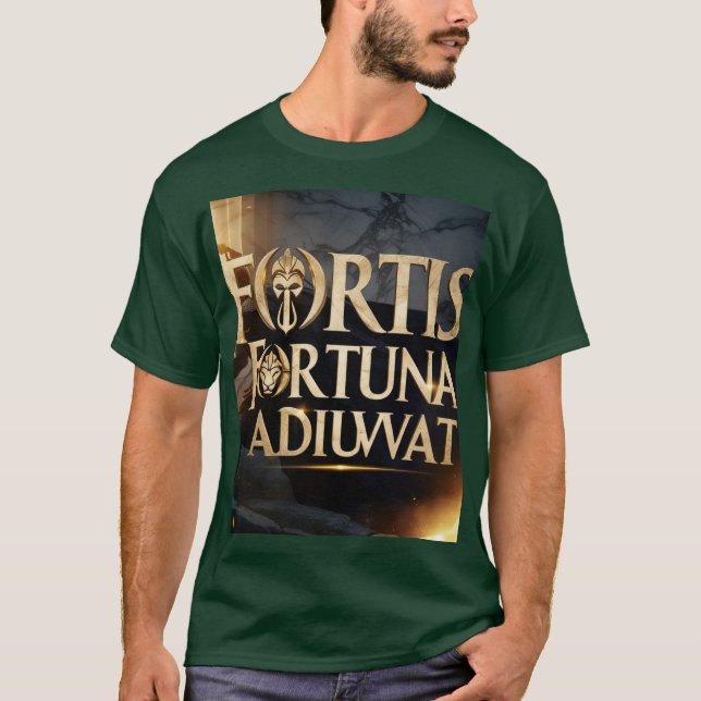 **"Fortis Fortuna Adiuvat - ShaMen's Basic T-Shirt (Devant)