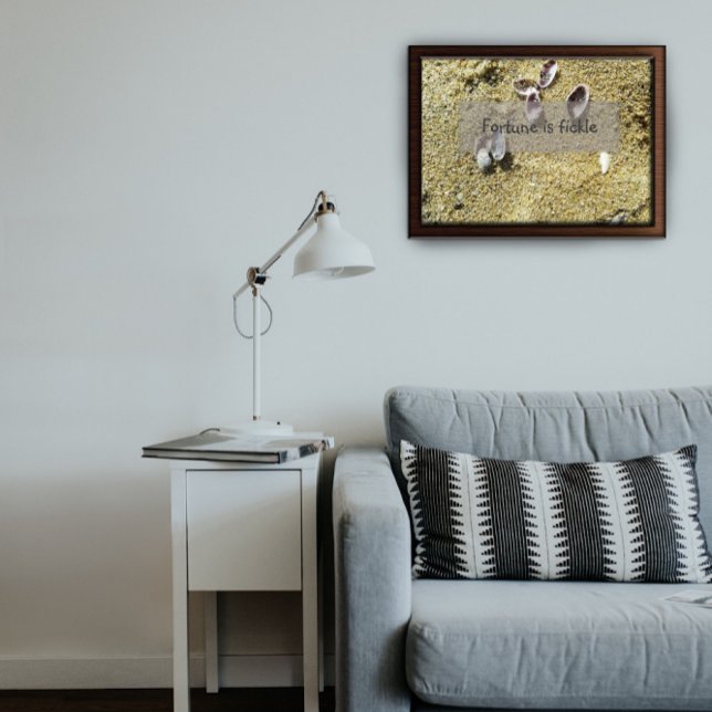 Fortune est une sagesse incertaine qui dit affiche (Créateur téléchargé)