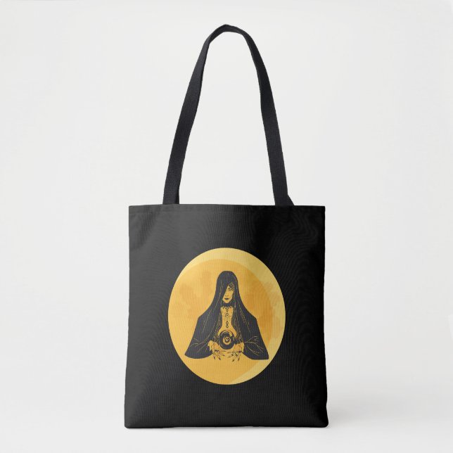 Fortune Teller Magic Ball Moon Sac fourre-tout (Devant)