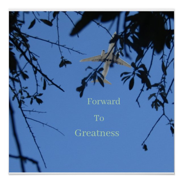 Forward to Greatness Glossy Poster (Devant)