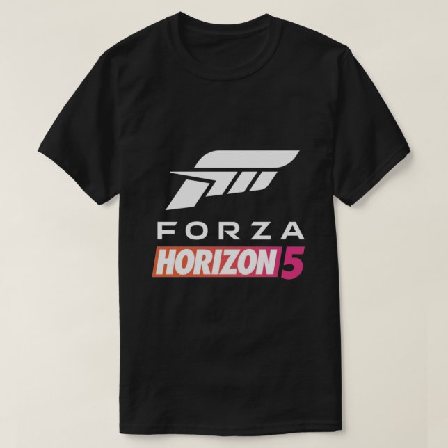 Forza Horizon 5 Logo Blanc True 4k Premium T-shirt (Design devant)