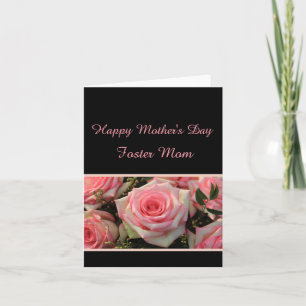 Foster Mom Happy Mother's Day Carte rose