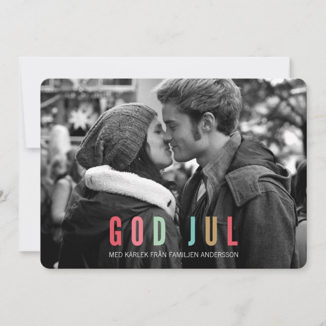 Foto Julkort | Dieu jul (Devant)