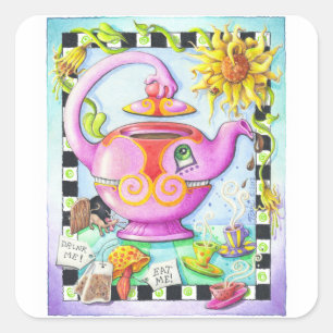 FOU AU SUJET DES AUTOCOLLANTS DE THÉ