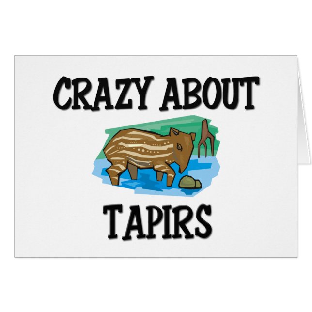 Fou au sujet des tapirs (Devant horizontal)