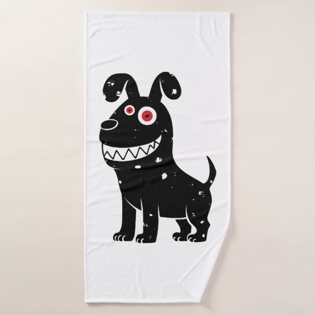 Fou de chiens (Serviette de bain)