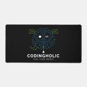 Fou de codage Cerveau Tech Sombre Programmeur et c