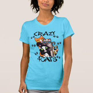 Fou drôle pour le T-shirt de l'amoureux des chats