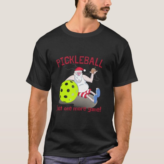 FOU PICKLEBALL CHRISTMAS T-shirt JUSTE UN DE PLUS  (Devant)