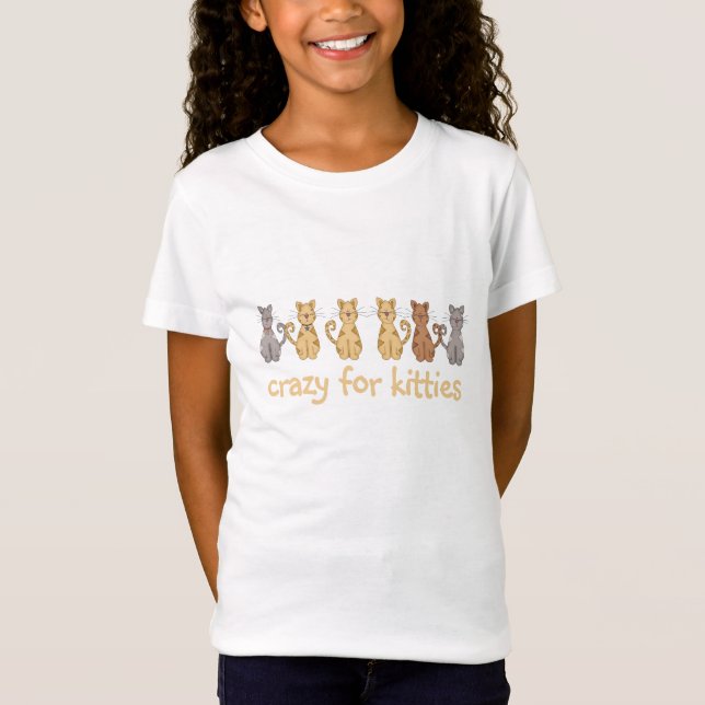 Fou pour des T-shirts et des cadeaux de minous (Devant)