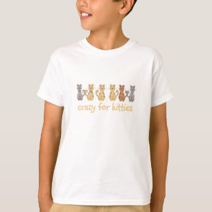 Fou pour des T-shirts et des cadeaux de minous