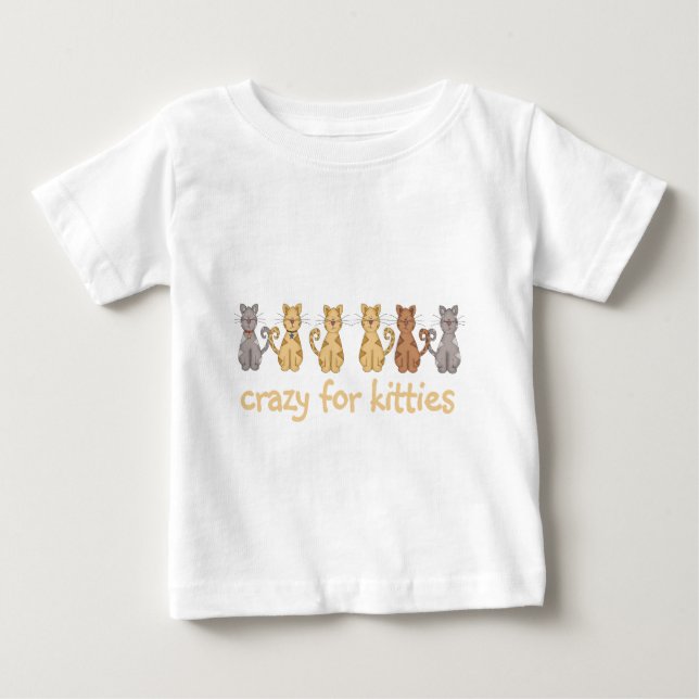 Fou pour des T-shirts et des cadeaux de minous (Devant)