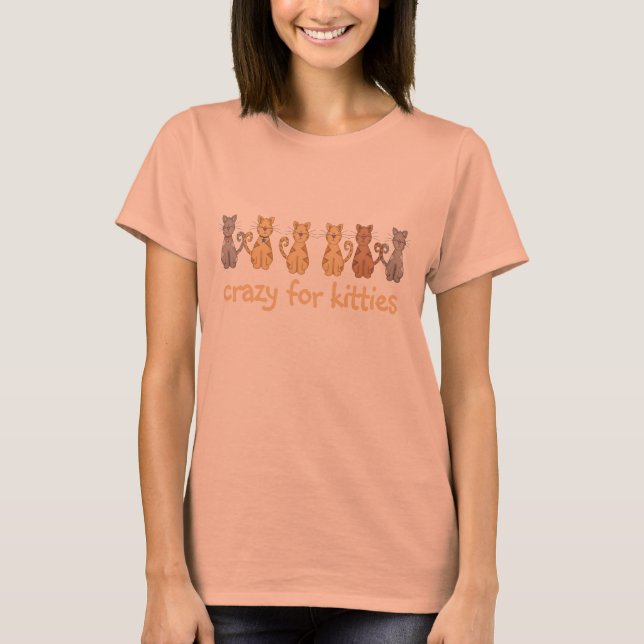 Fou pour des T-shirts et des cadeaux de minous (Devant)