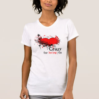 Fou pour le T-shirt grunge vous des femmes