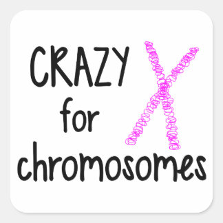 Fou pour les chromosomes Sticker Sheet