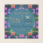 Foulard 16e anniversaire de cire et de fleur de Statice<br><div class="desc">Si vous êtes à la recherche de cette écharpe unique pour votre anniversaire,  avec un clin d'oeil à la cire traditionnelle,  le pardot et les cadeaux de fleur étatique,  peut-être l'avez-vous trouvé avec mes graphiques originaux!</div>