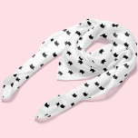 Foulard Adorable Motif de chats<br><div class="desc">Adorable chats noir et blanc sans couture design motif parfait pour la dame de chat dans votre vie.</div>