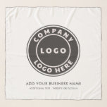 Foulard Ajouter un logo d'entreprise et un site Web Slogan<br><div class="desc">Élevez votre marque avec notre écharpe personnalisée ! Faites une déclaration avec cet outil promotionnel unique avec le logo de votre entreprise dans toute forme imaginable. Qu'il s'agisse d'un cercle classique, d'un carré audacieux ou d'un design personnalisé créatif, nous vous couvrons. Personnalisez-le avec votre nom d'entreprise, votre slogan ou l'URL...</div>