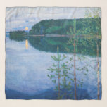 Foulard Akseli Gallen-Kallela - Nuit du printemps<br><div class="desc">Nuit de printemps - Akseli Gallen-Kallela,  Huile sur Canva,  1914</div>