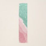 Foulard Aqua Turquoise Rose Parties scintillant Watercolor<br><div class="desc">Cette oeuvre d'art artistique et moderne sur la plage est parfaite pour des ambiances estivales chic et glamour. Il dispose d'une plage de sable abstrait rose bubblegum et d'aquarelle peinte à la main avec parties scintillant étincelante vert turquoise aqua imbriquée. C'est girly, élégant, joli et unique ! ***REMARQUE IMPORTANTE DE...</div>