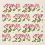 Foulard Aquarelle rose Hydrangea Lacecaps Motif<br><div class="desc">Basé sur mon aquarelle illustration de Hydrangea Lacecaps rose. Belle illustration botanique de lacecaps d'hydrangée rose douce avec leurs pétales roses pour bébé,  apporte des délices et de l'espoir à la saison estivale. Vraiment adapté aux événements du printemps et de l'été. Personnalisez-le pour votre occasion spéciale.</div>