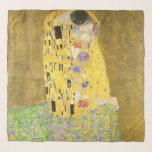 Foulard Art vintage Nouveau Le baiser de Gustav Klimt<br><div class="desc">Il s'agit d'une numériquement mise en valeur de l'ancienne peinture de 1913 de l'artiste Art Nouveau Gustav Klimt intitulée "Le baiser"</div>