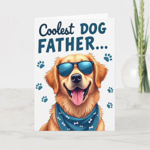 Foulard Bandana Sarcelle Papa Chien Cartes