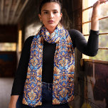 Foulard Boho Cowgirl Western Floral Damask<br><div class="desc">Fleurs et perles Western Floral Damask décoratif femmes long foulard en mousseline dans des tons époustouflants de bleu cobalt. Apportez une élégance intemporelle et un charme féminin à votre garde-robe avec ce design chic avec un design chic, d'inspiration occidentale charmant et complexe design de feuillage floral damassé idéal pour la...</div>